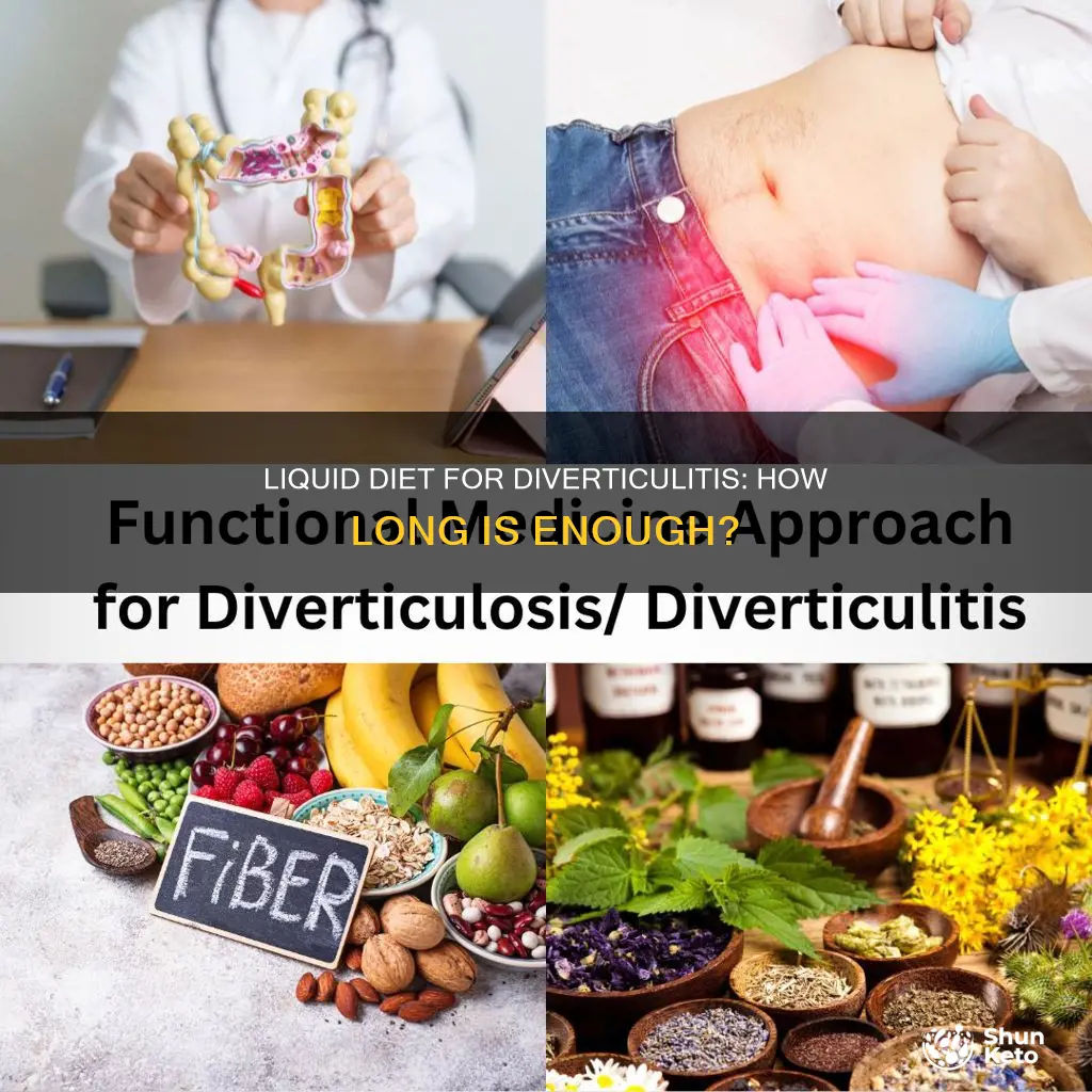 how long should i have liquid diet for diverticulitis