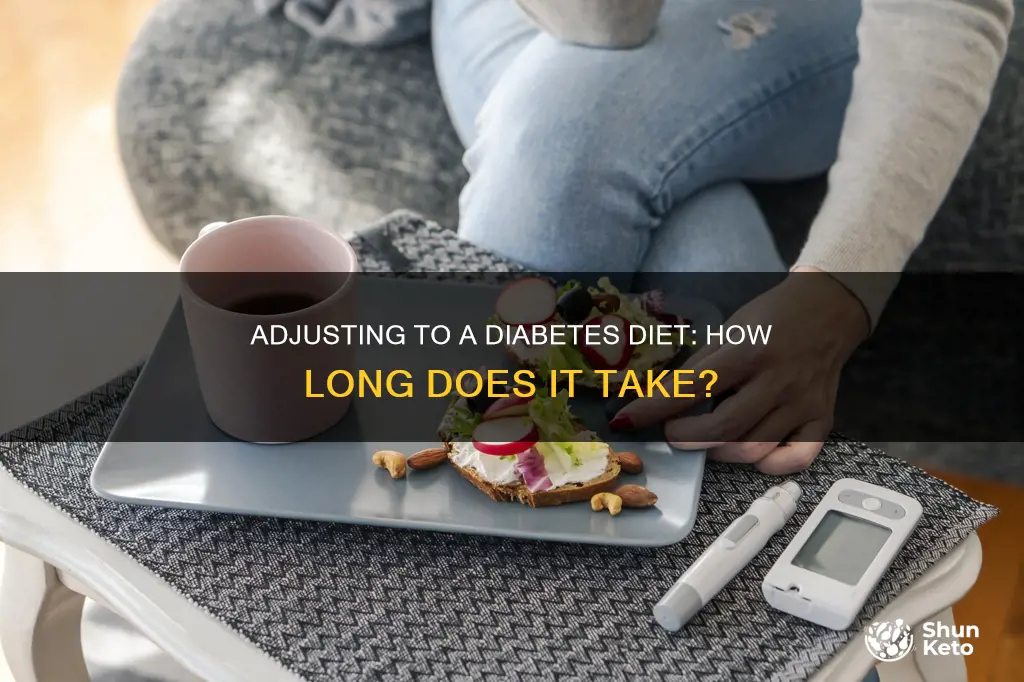 how long to adjust to diabetes diet