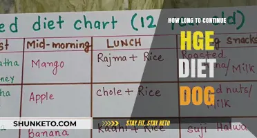The HGE Diet for Dogs: How Long is Too Long?