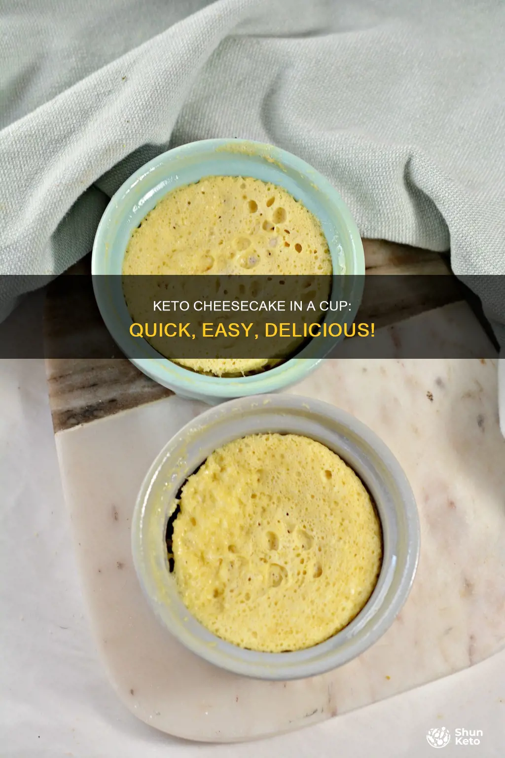 how long to cook keto cheescske in a cup