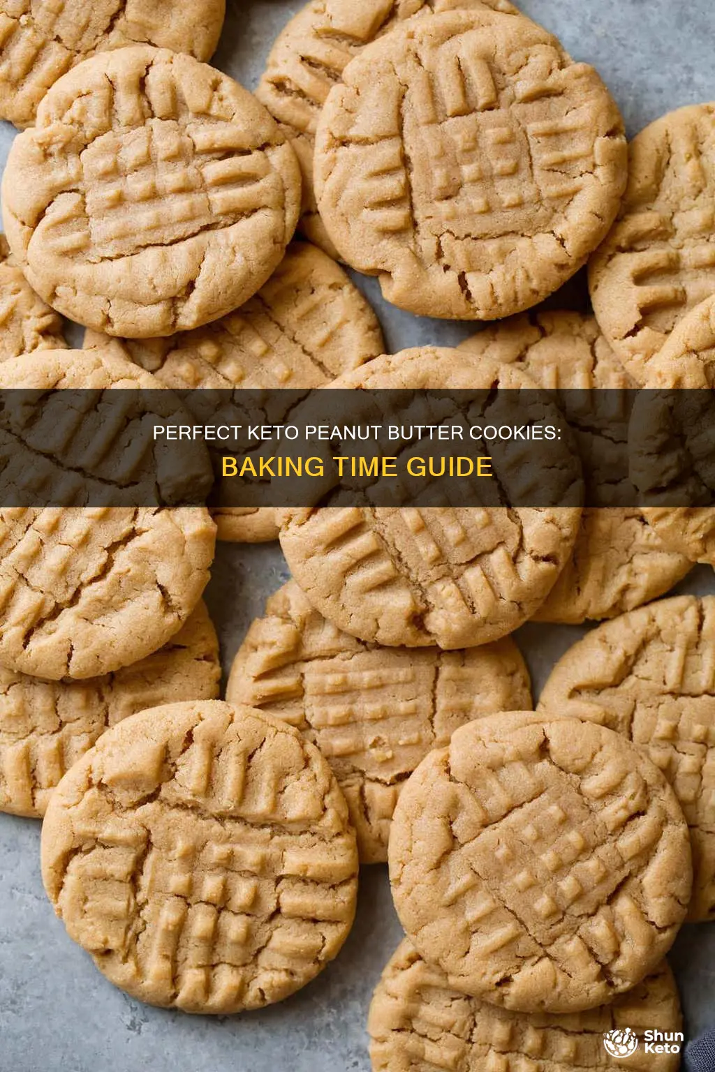 how long to cook keto peanut butter cookies