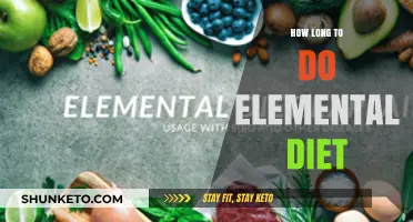 Elemental Diet: How Long Should You Commit?