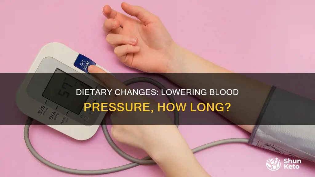 how long to improve blood pressure with diet