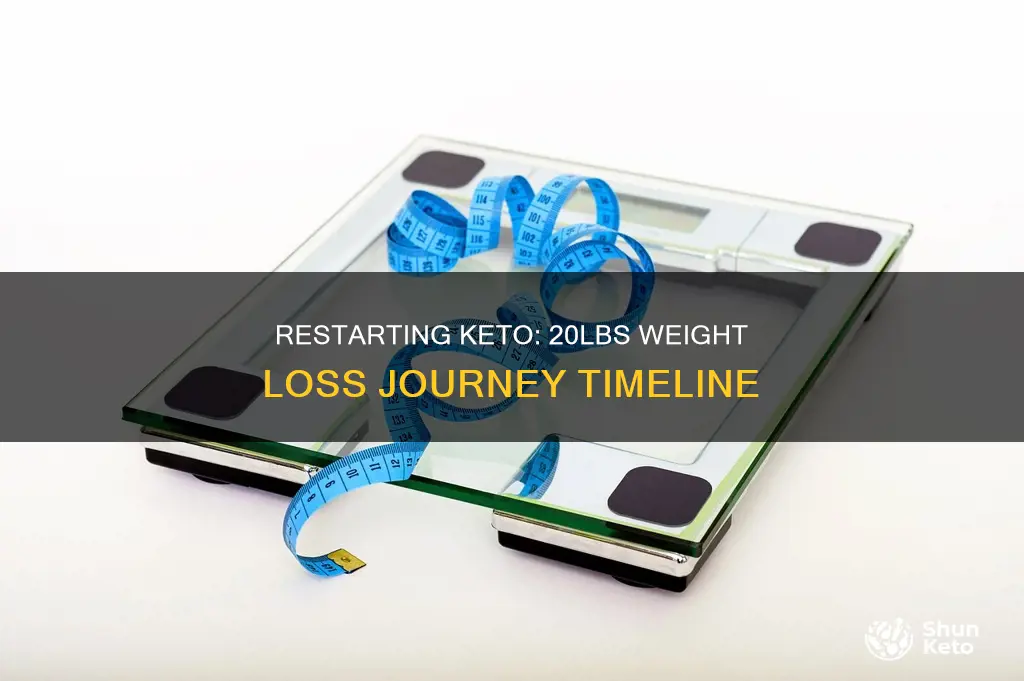 how long to lose 20lbs restarting keto