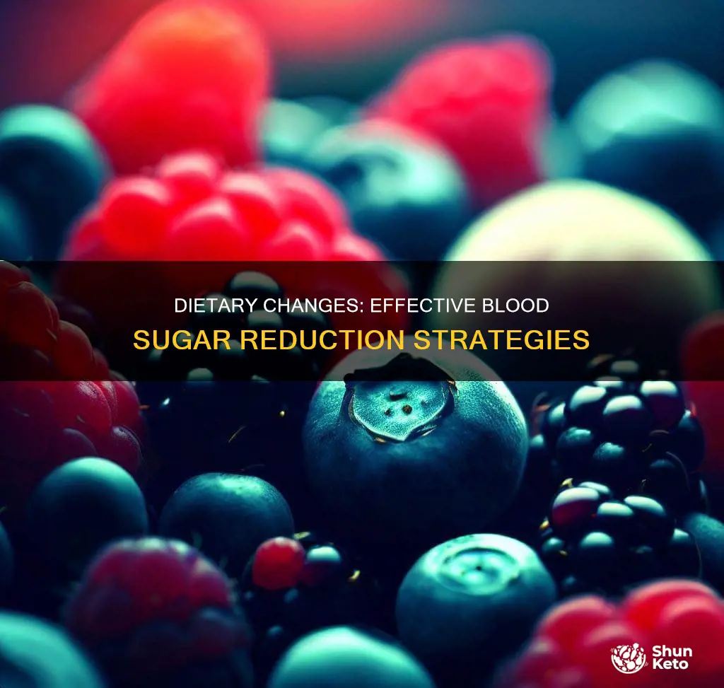 how long to reduce blood sugar with diet