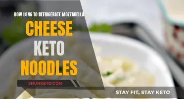 Mozzarella Noodles: Refrigeration Time for Keto Diets