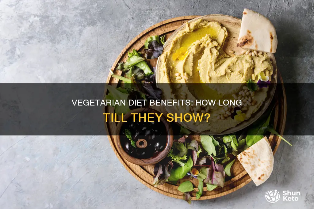 how long to see benefits from vegetarian diet