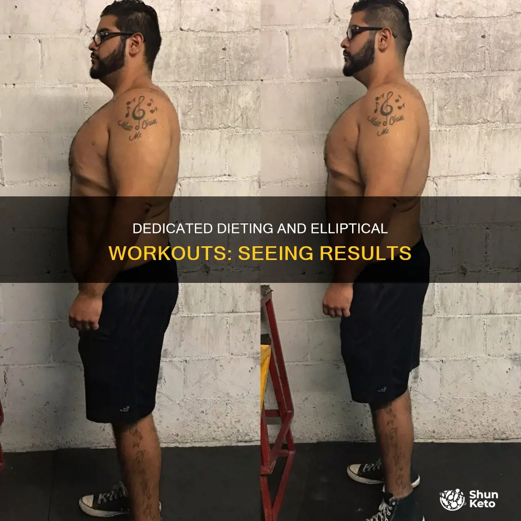 how long to see results dieting and elliptical