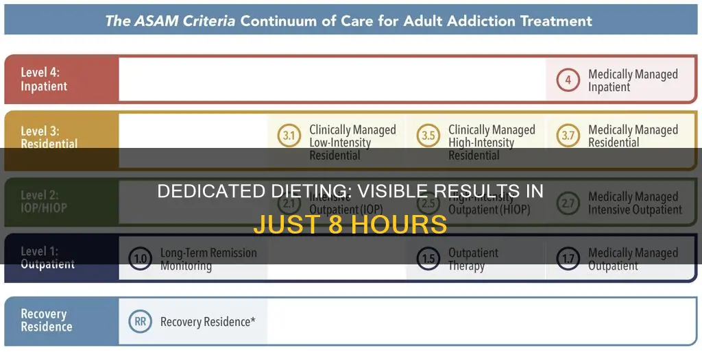 how long to see results on 8 hour diet