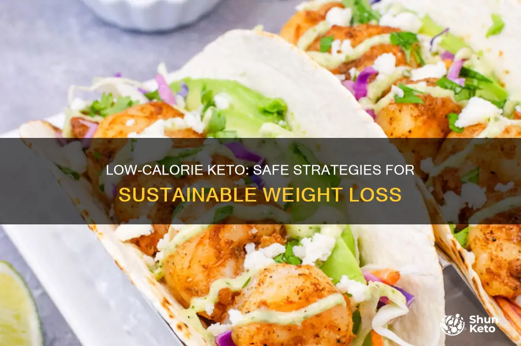 how low cal safe on keto diet