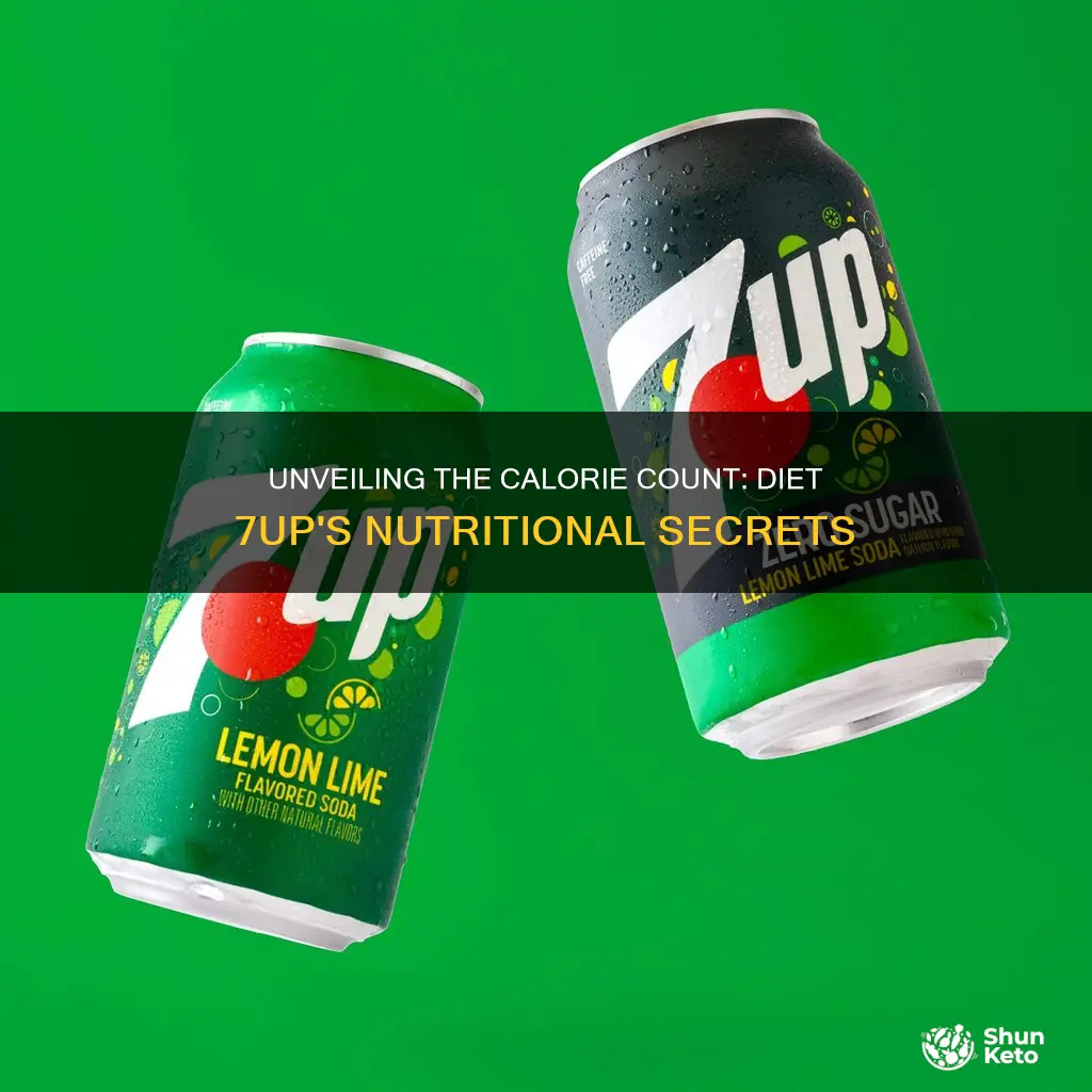 how man calories in diet 7up