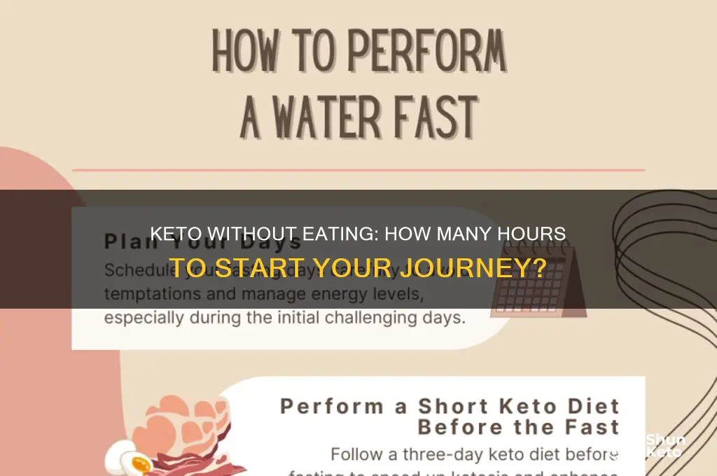 how manu hors so i can start keto without eating