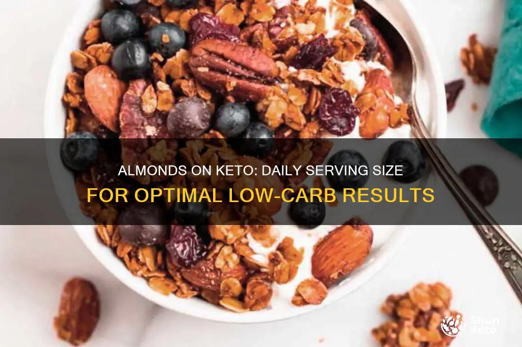 how many almonds a day in keto diet