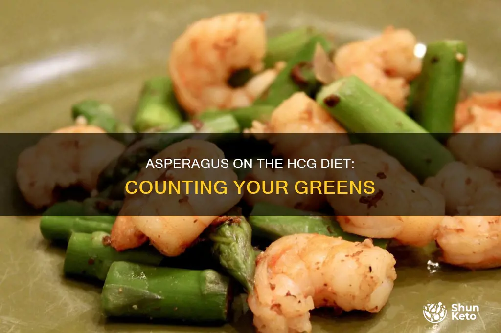 how many asparagus on hcg diet