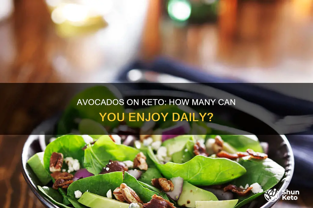 how many avacadocs can i have keto