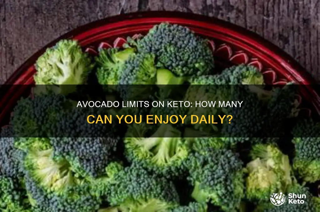 how many avocados can i have keto