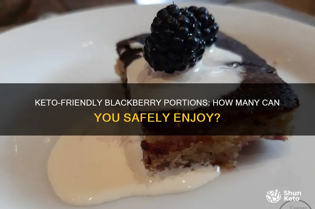 how many blackberries can i eat on keto