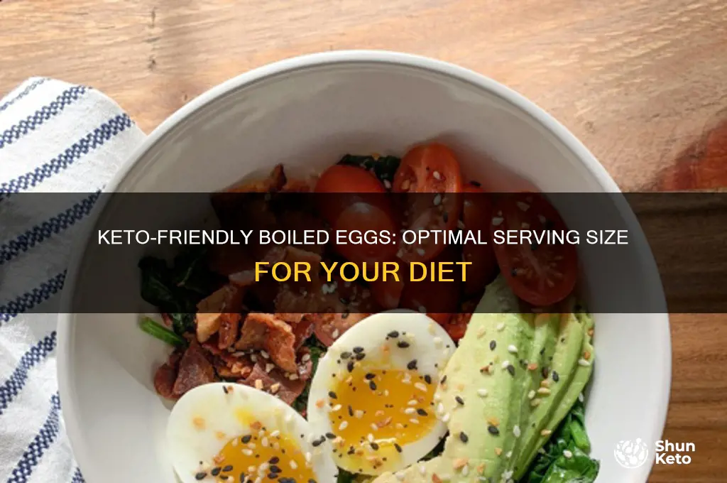 how many boiled eggs can i have on keto