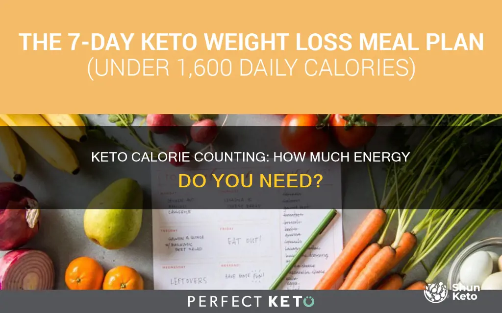 how many calories a day on keto