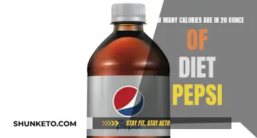 Diet Pepsi's Calorie Count: 20 Ounces, Unveiled!