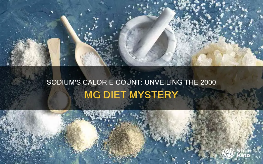 how many calories are in a 2000 mg sodium diet