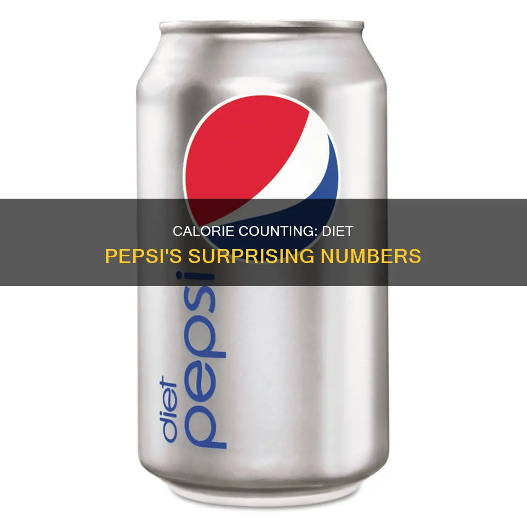 how many calories are in a diet pepsi