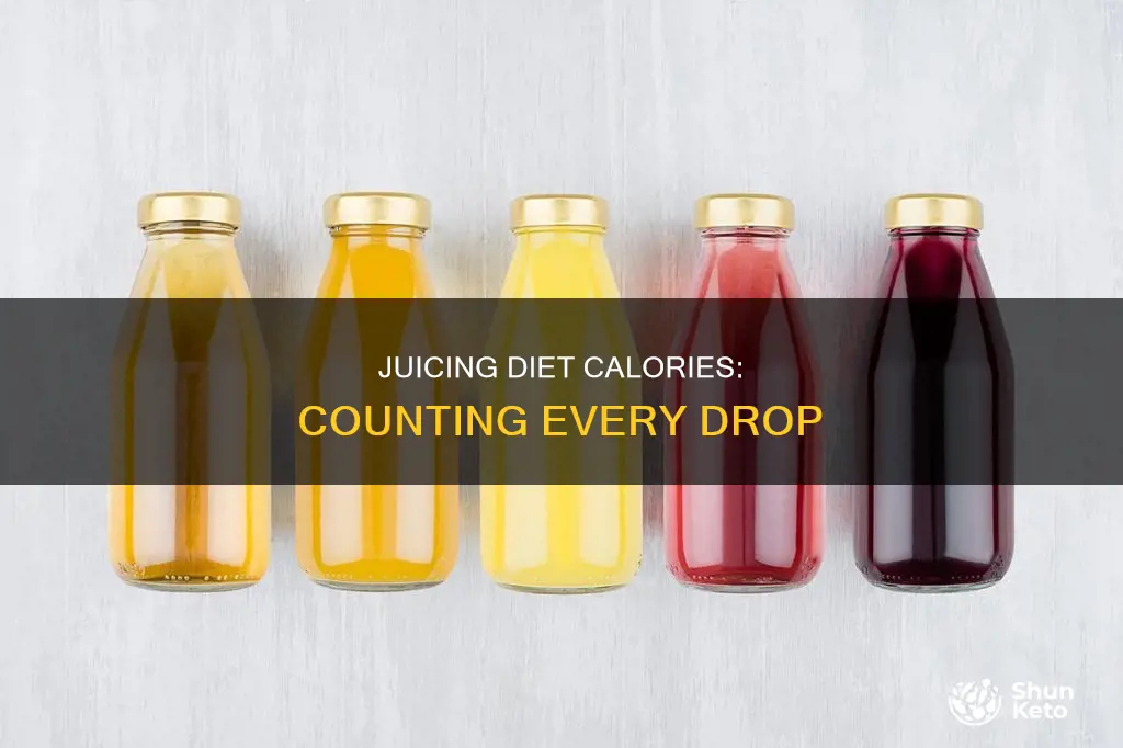 how many calories are in a juicing diet