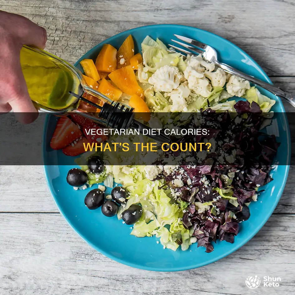 how many calories are in a vegetarian diet