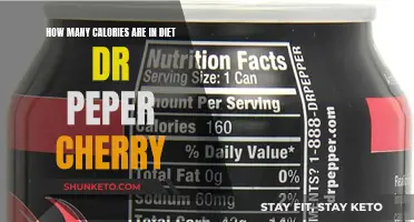 Diet Dr Pepper Cherry: Calorie Count and Nutritional Facts