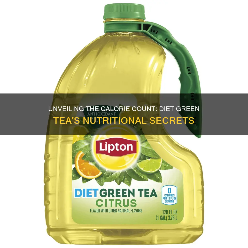 how many calories are in diet green tea have