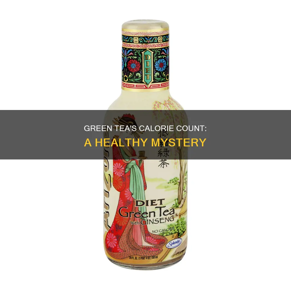 how many calories are in diet green tea have