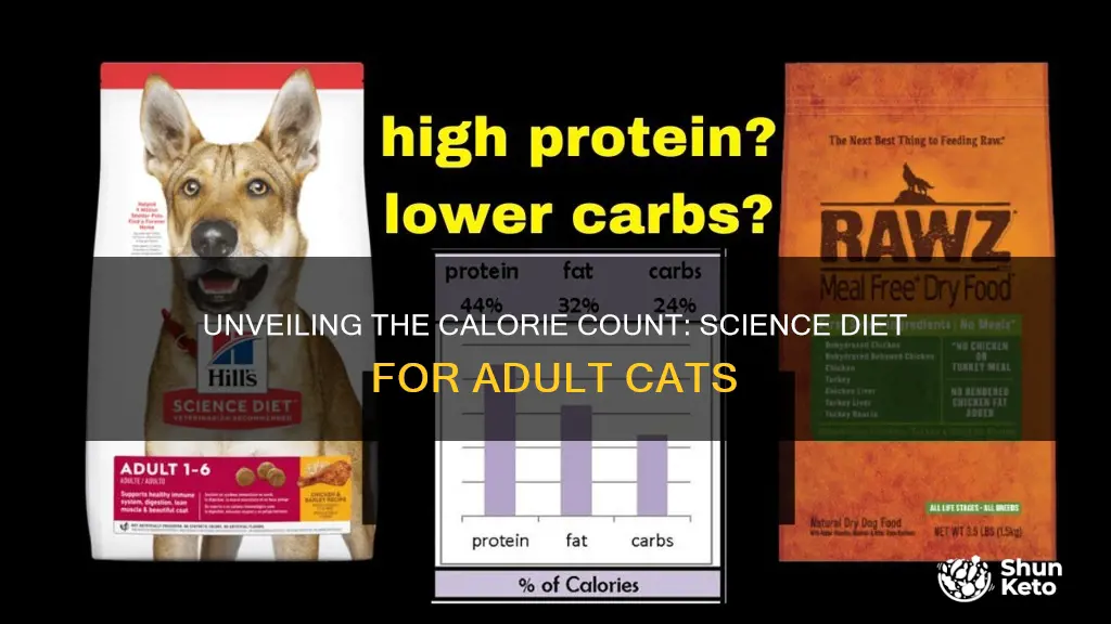 how many calories are in science diet adult