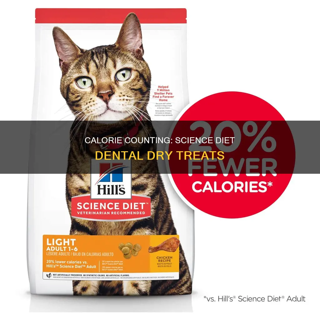 how many calories are in science diet dental dry