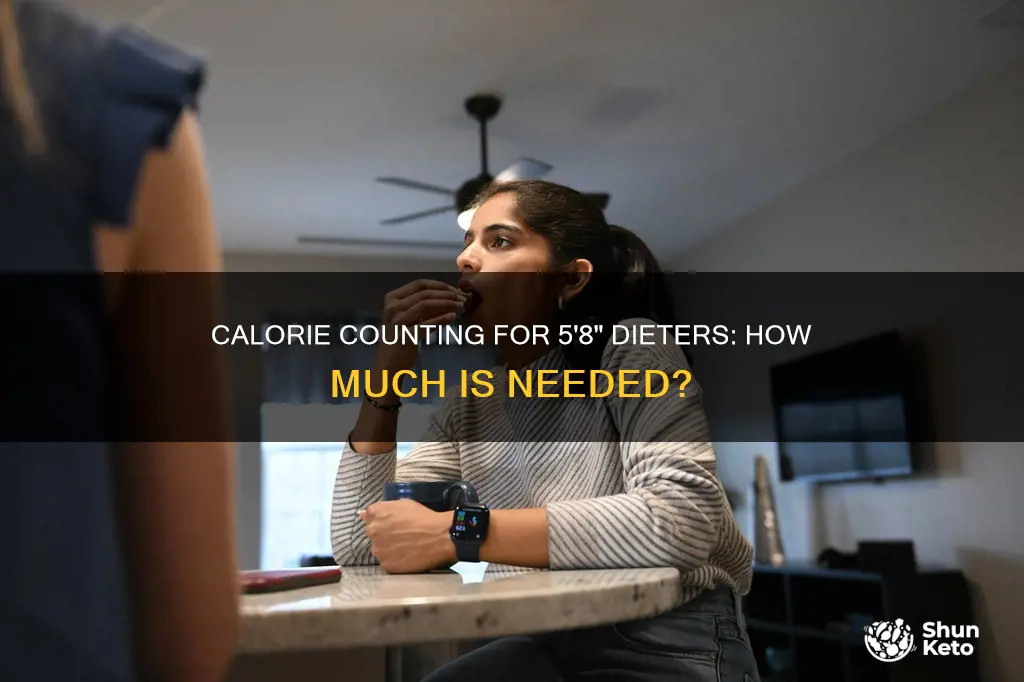 how many calories do you need 5 8 diet