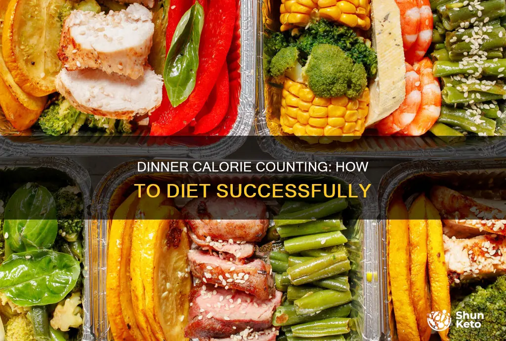 how many calories for dinner on a diet