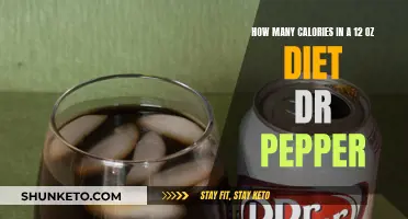 Diet Dr Pepper: Calories in a 12-oz Can