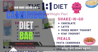 Unveiling the Calorie Count: Cambridge Diet Bar Nutrition