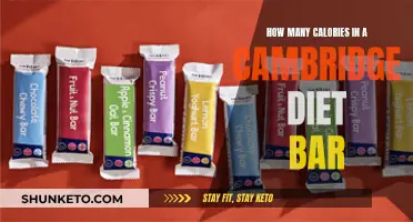 Cambridge Diet Bars: Calorie Count and Nutrition Facts