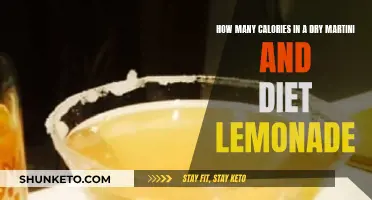 Calorie Counting: Dry Martini and Diet Lemonade