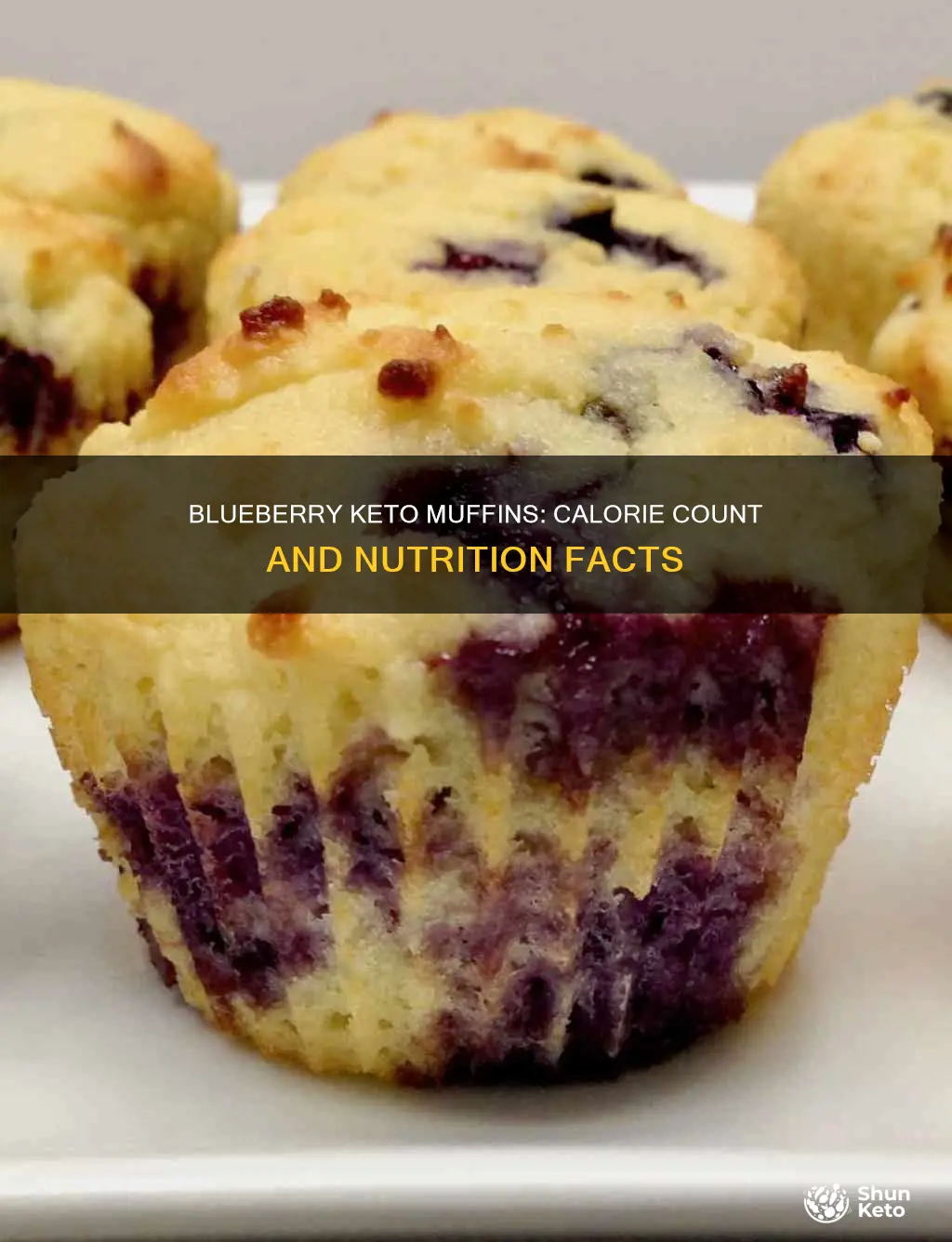 how many calories in a keto blueberry muffin