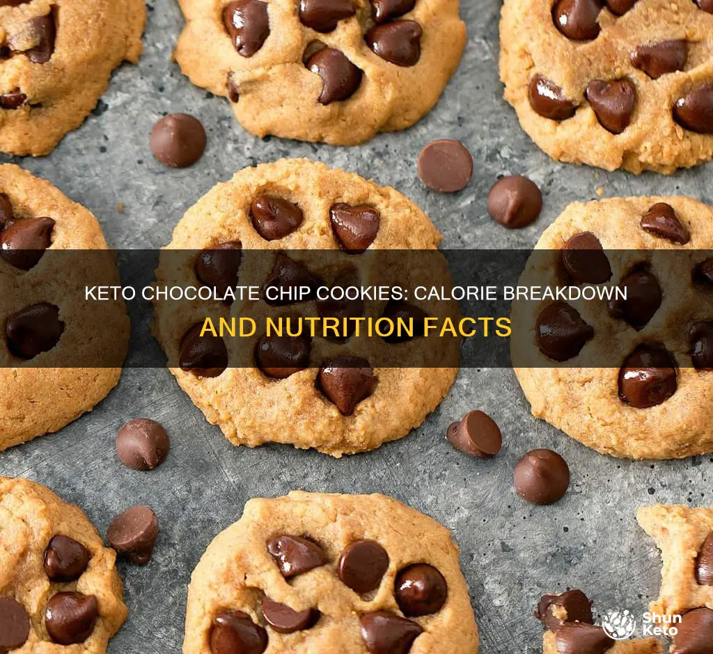 how many calories in a keto chocolate chip cookie