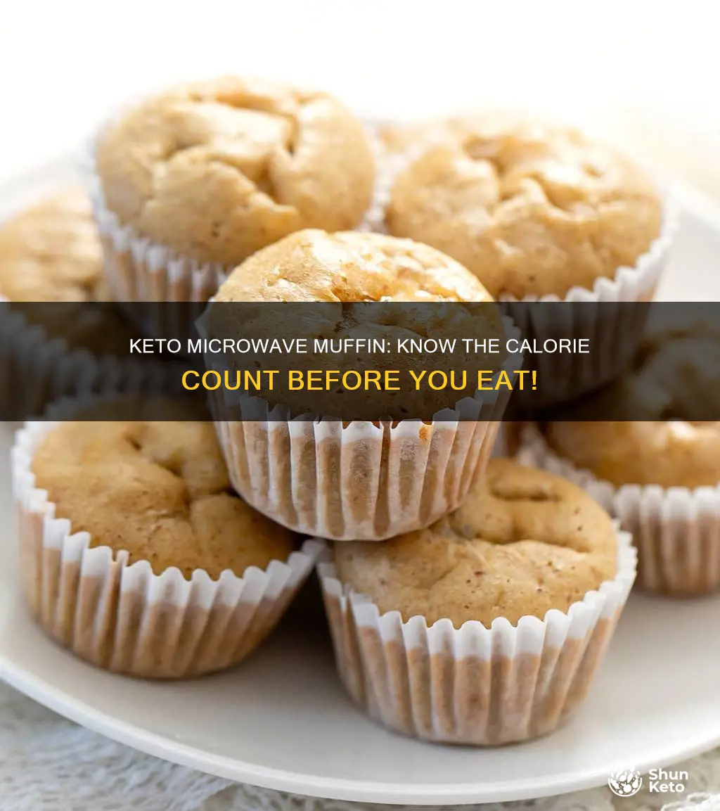 how many calories in a keto microwave muffin