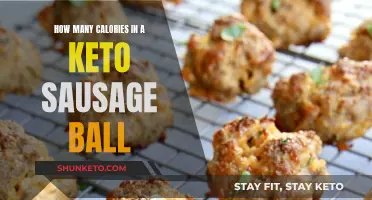 Keto Sausage Balls: Calorie Count and Nutrition Facts