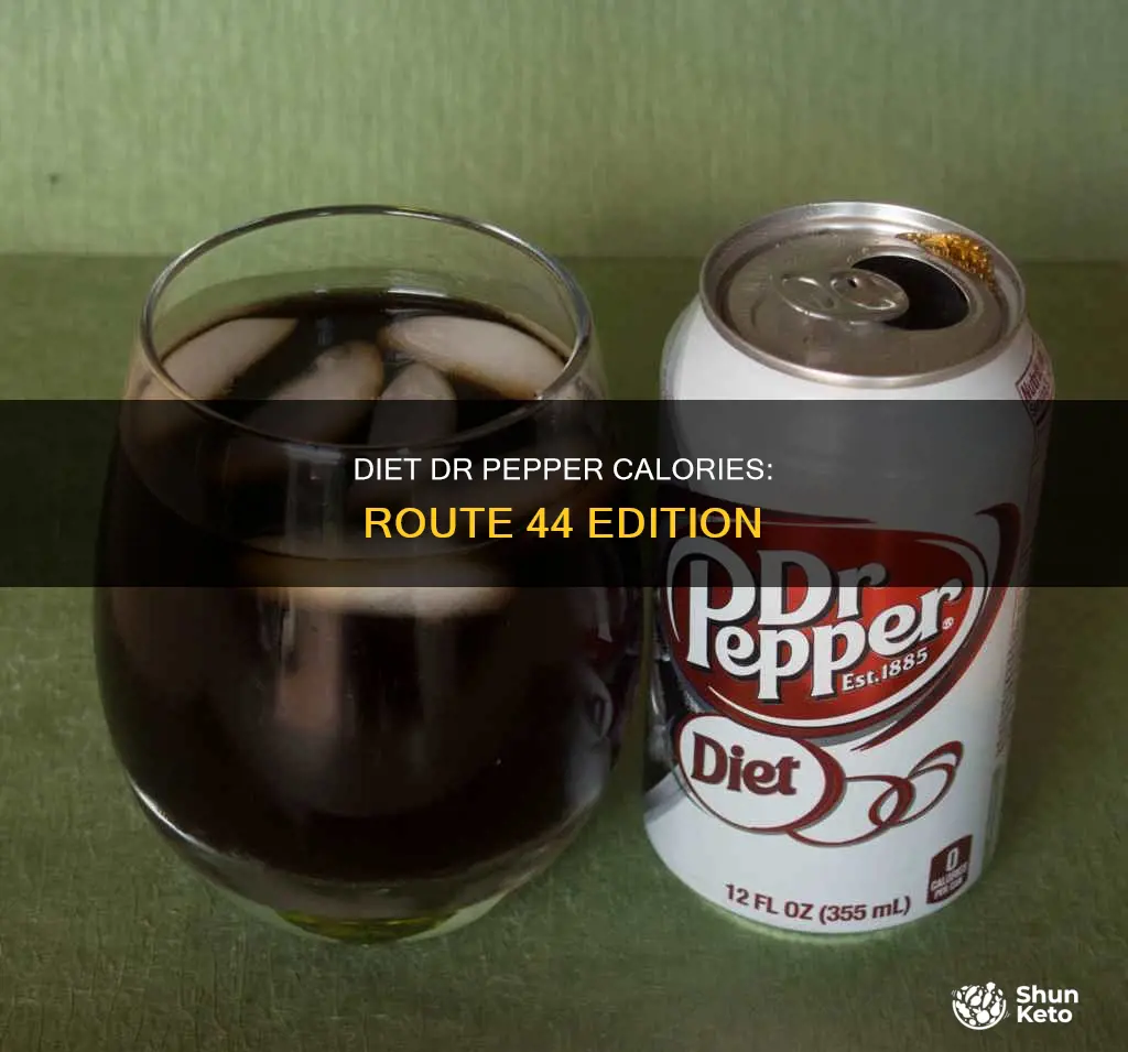 how many calories in a route 44 diet dr pepper