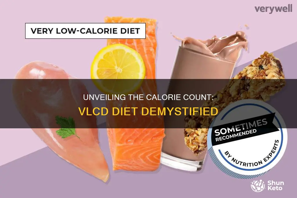 how many calories in a vlcd diet