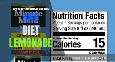 Archers and Diet Lemonade: Calorie Count and Diet Tips