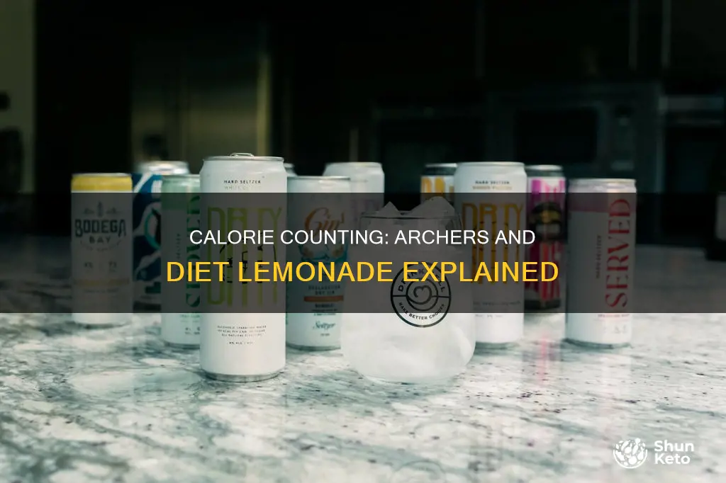 how many calories in archers and diet lemonade