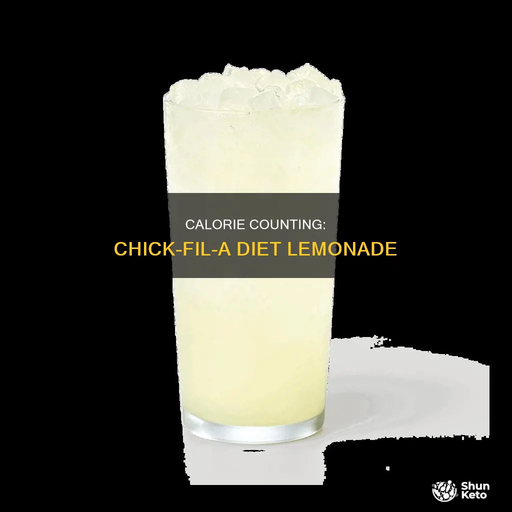 how many calories in chik fil a diet lemonade