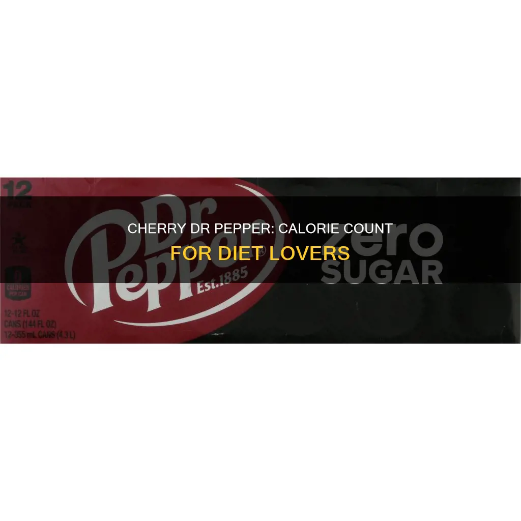 how many calories in diet cherry dr pepper