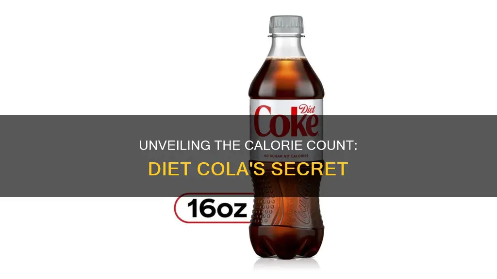 how many calories in diet cola